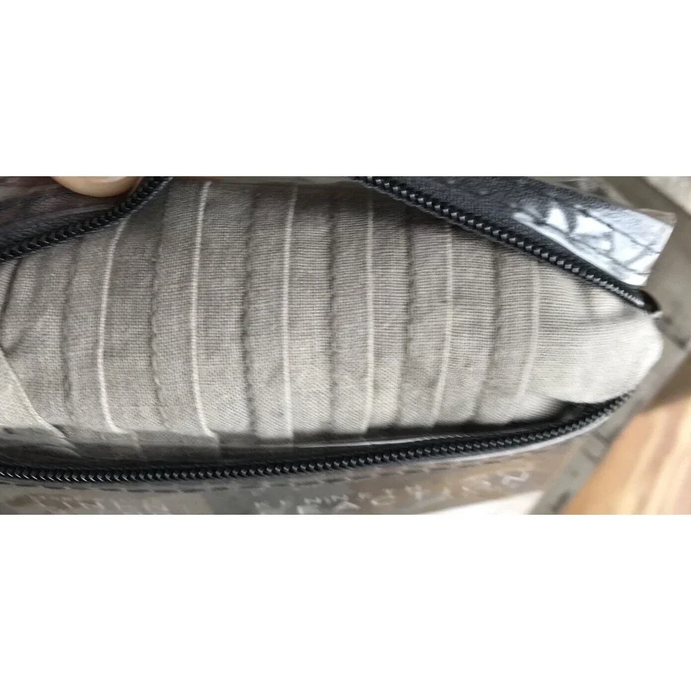 New Kenneth Cole Reaction Structure Pillow Sham Case King Mushroom Stone Washed